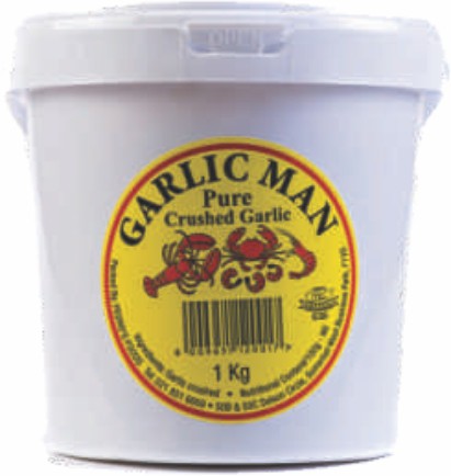 GARLIC MAN CRUSHED GARLIC 1KG